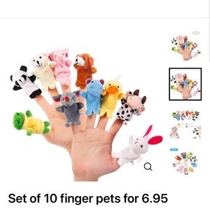 Finger puppet friends brand new adorable